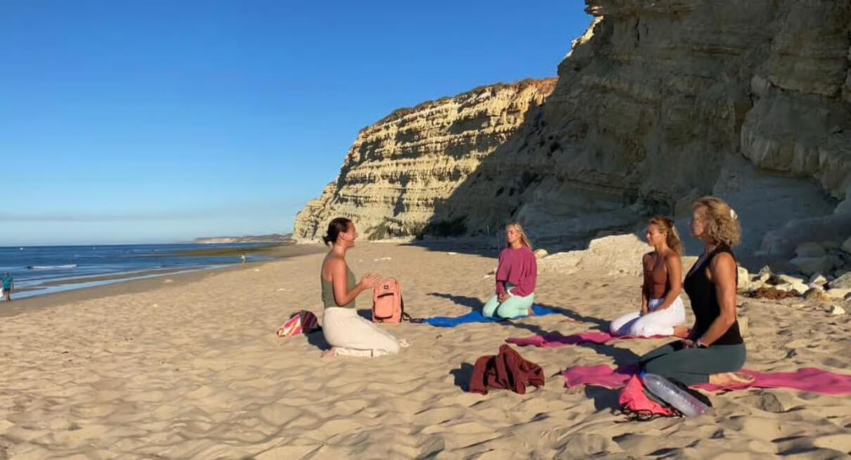 Meditação e Breathwork em Lagos, na Praia